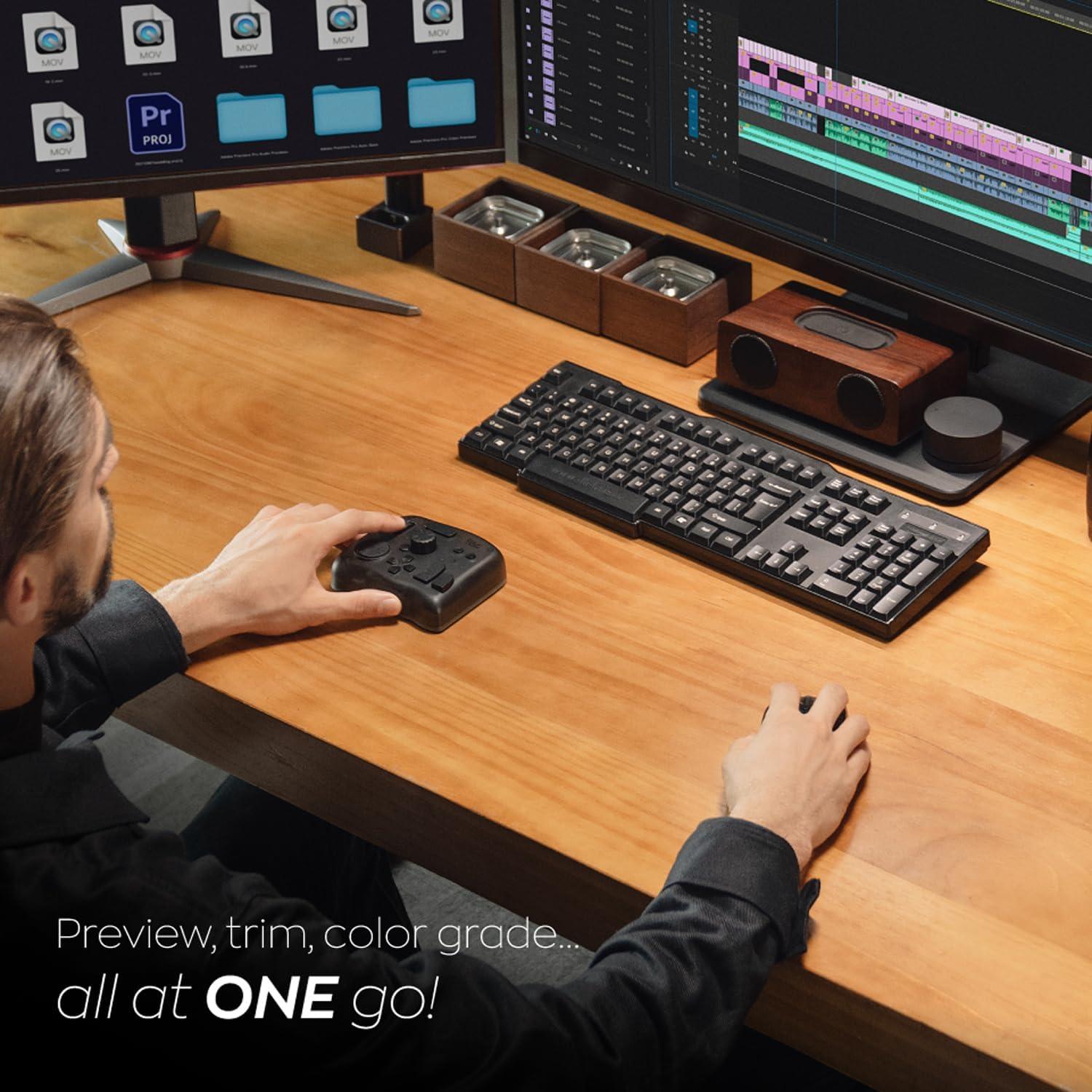 Controle Tourbox Elite | Bluetooth Wireless | Teclado Artista PS | Preto