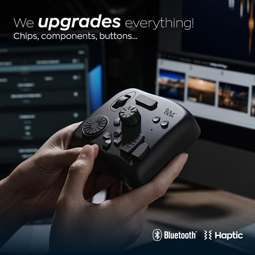 Controle Tourbox Elite | Bluetooth Wireless | Teclado Artista PS | Preto