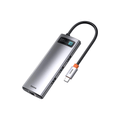 Adaptador Baseus Estação de Ancoragem USB-C HUB 8 em 1 com HDMI 4K | 100W