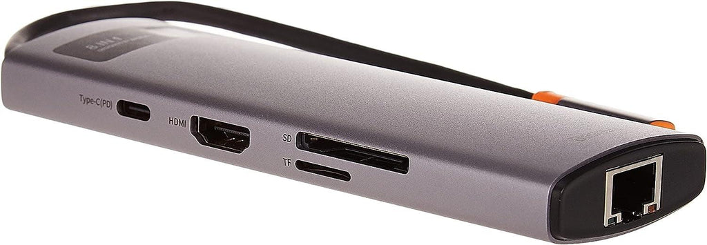Adaptador Baseus Estação de Ancoragem USB-C HUB 8 em 1 com HDMI 4K | 100W