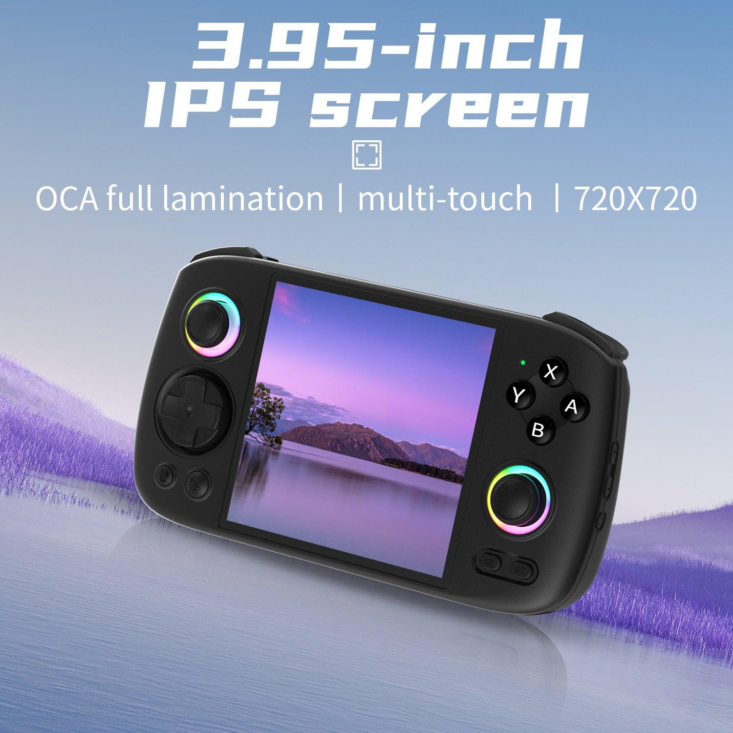 Anbernic RG Cube 8GB+128GB+256GB | Console Portátil com Tela de 3,95" | Processador Unisoc T820 | Preto
