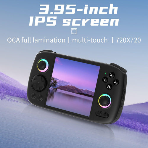 Anbernic RG Cube 8GB+128GB+256GB | Console Portátil com Tela de 3,95" | Processador Unisoc T820 | Preto
