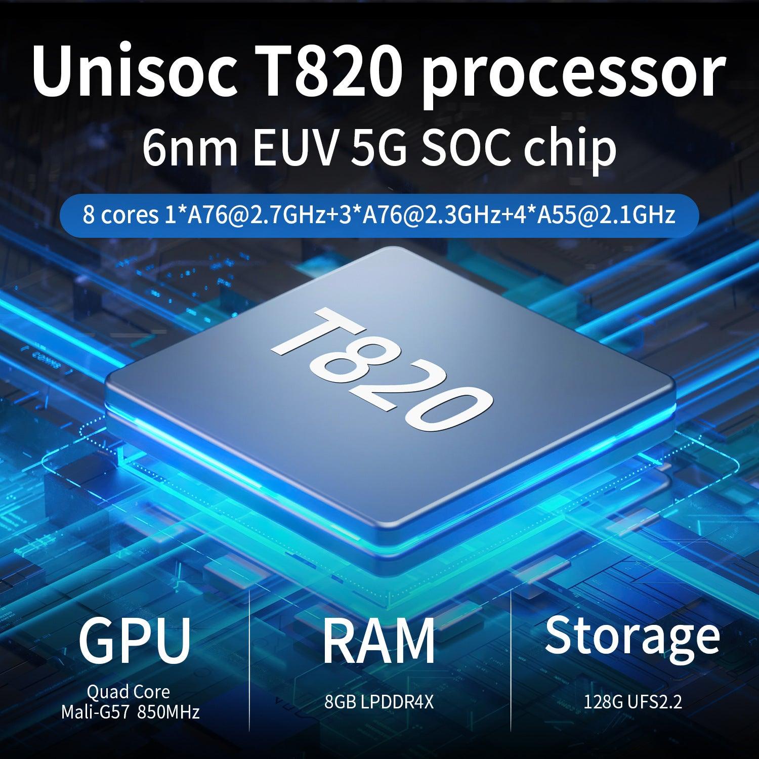Anbernic RG Cube 8GB+128GB+256GB | Console Portátil com Tela de 3,95" | Processador Unisoc T820 | Preto
