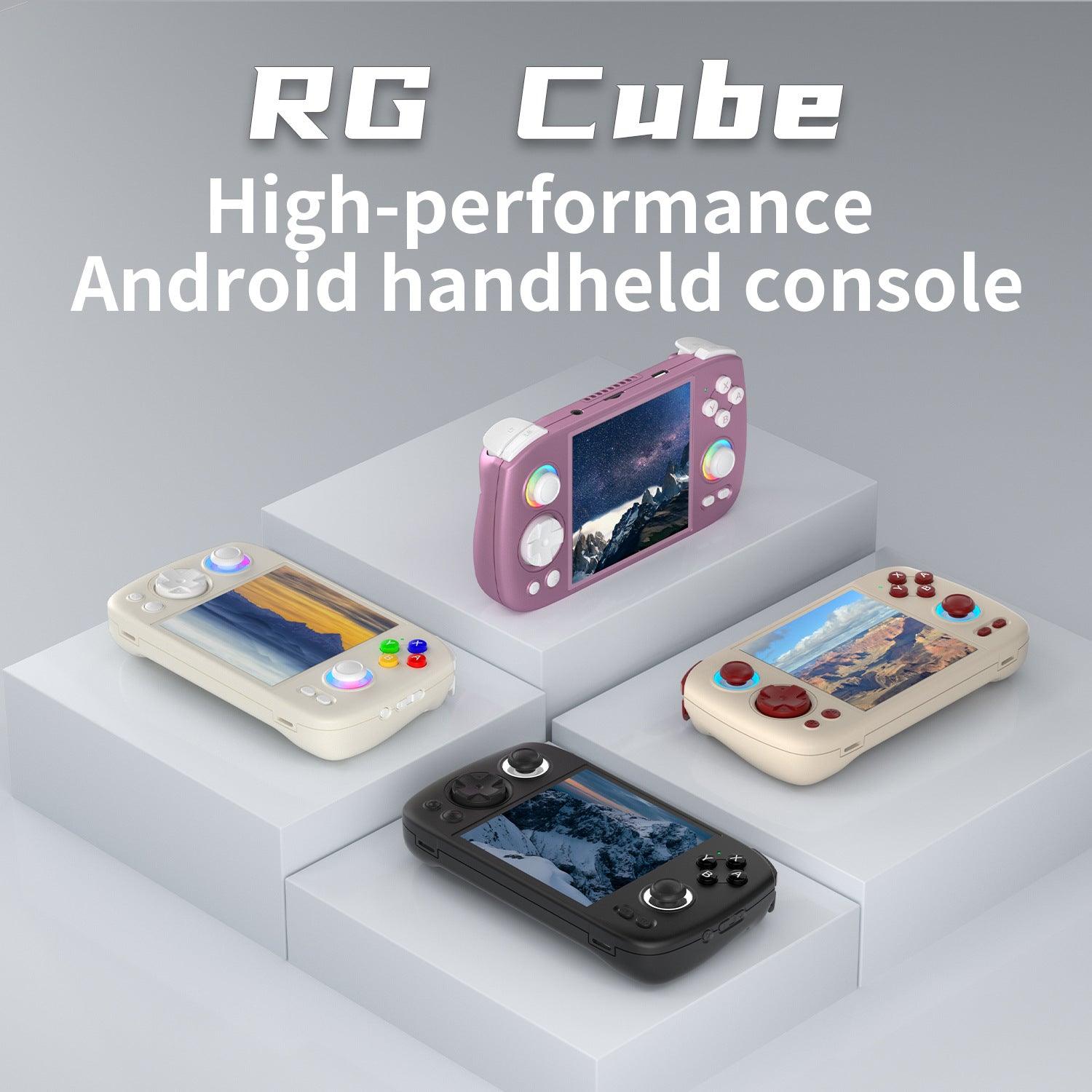 Anbernic RG Cube 8GB+128GB+256GB | Console Portátil com Tela de 3,95" | Processador Unisoc T820 | Preto