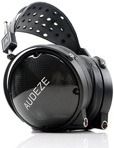 Audeze LCD-XC Over Ear Closed Back Headphone, Carbon Weave earcups with Suspension Headband, Creator Edition with Economy Carry case – New 2021 Version