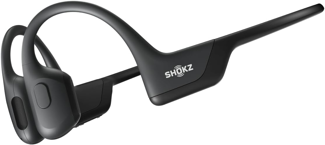SHOKZ OpenRun Pro - Open-Ear Bluetooth Bone Conduction Sport Headphones - Sweat Resistant Wireless Earphones for Workouts and Running with Premium Deep Base - Built-in Mic, with Hair Band Bundle with Hair Band；Deep Bass；Open-ear comfort; Secure fit