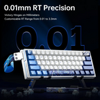 ATK EDGE 60 HE Extreme | Teclado Gamer Magnético LEVIATAN Colab | Alta Precisão