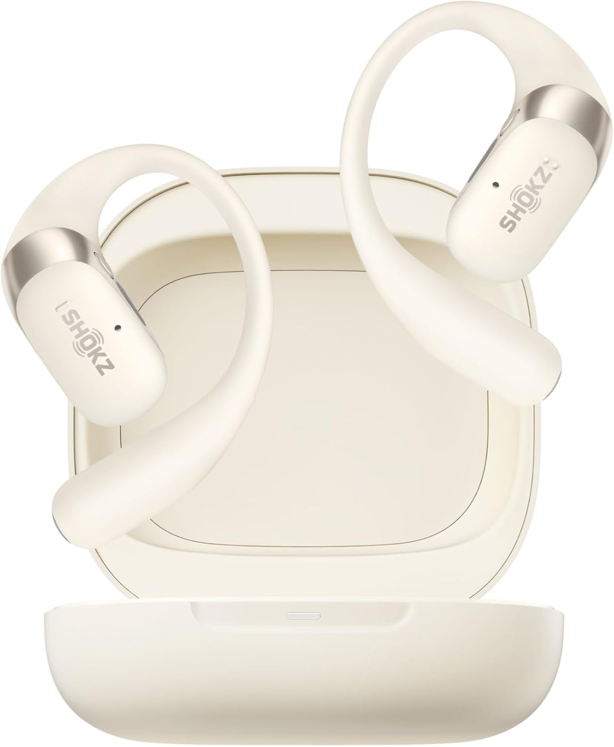 SHOKZ OpenFit 2 Open-Ear Earhook Bluetooth Earbuds,48H Playtime Bundle with Carrying Bag; Powerful bass; IP55 Water-Resistant; AI call clarity; Bluetooth 5.4; Gym/Outdoor/Home use
