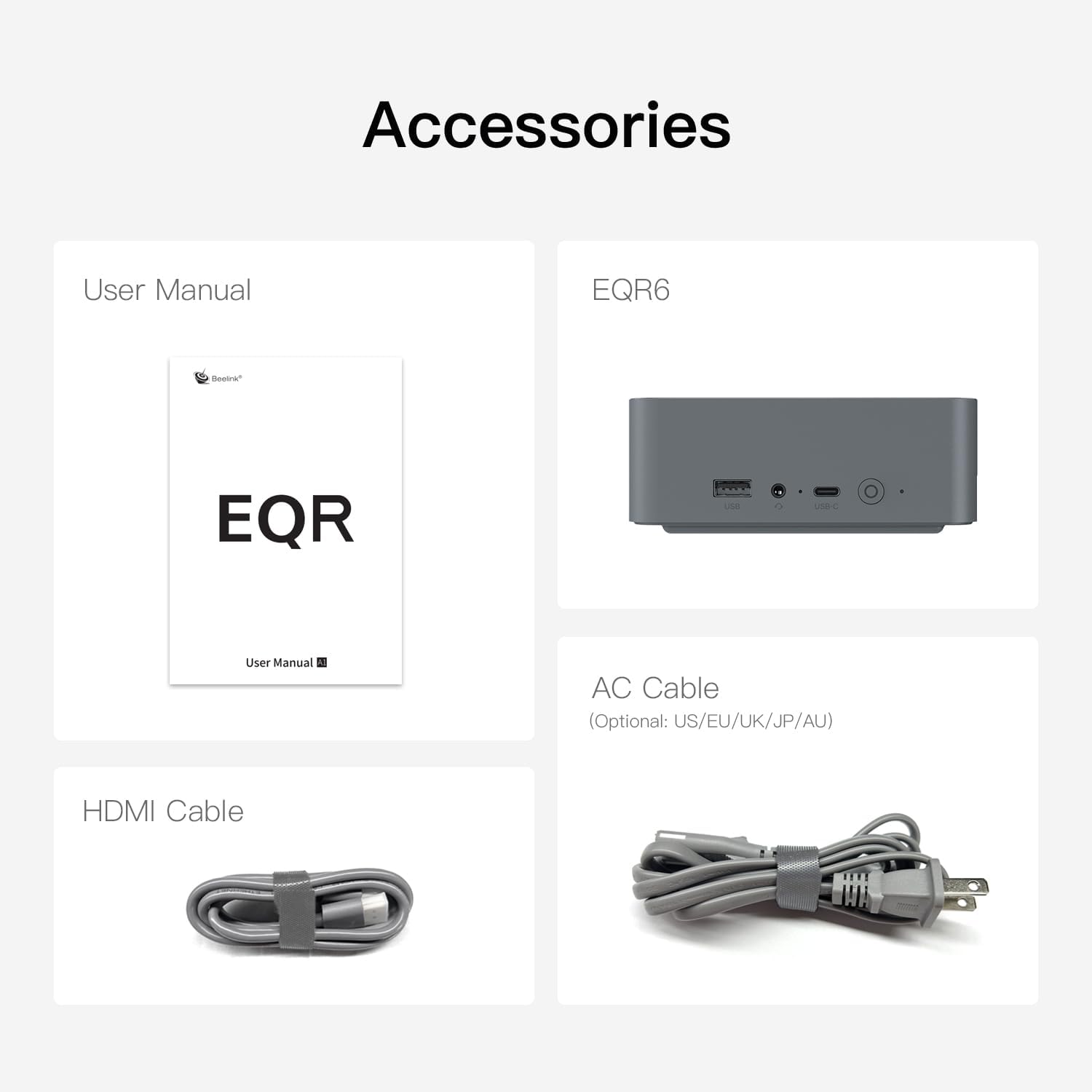 Beelink EQR7 Mini PC, AMD Ryzen 7 7735U(6nm, 8C/16T) up to 4.75GHz Mini Computer 24GB LPDDR5 RAM 1TB M.2 PCIe 4.0 SSD, 4K@60Hz Dual Display, Built-in PSU WiFi6/BT5.2/2.5G
