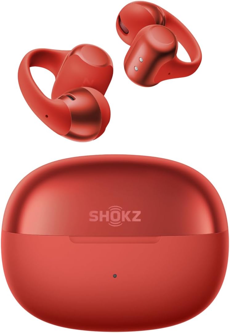 SHOKZ OpenDots ONE Open-Ear Clip-On Bluetooth Earbuds, Dolby Audio Clip-on design; Open ear awareness; Lightweight secure fit; Dolby Audio; 40H listening; Travel/Commuting/Yoga