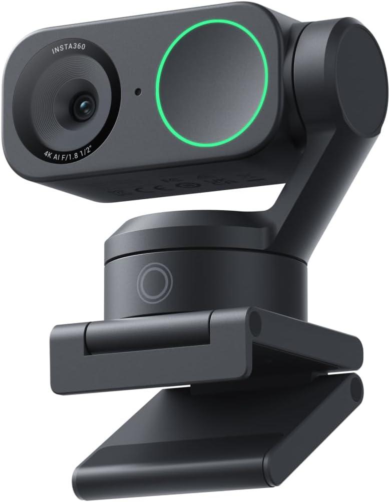 Webcam Insta360 Link 2 4K AI – Qualidade Ultra HD | Inteligência Artificial