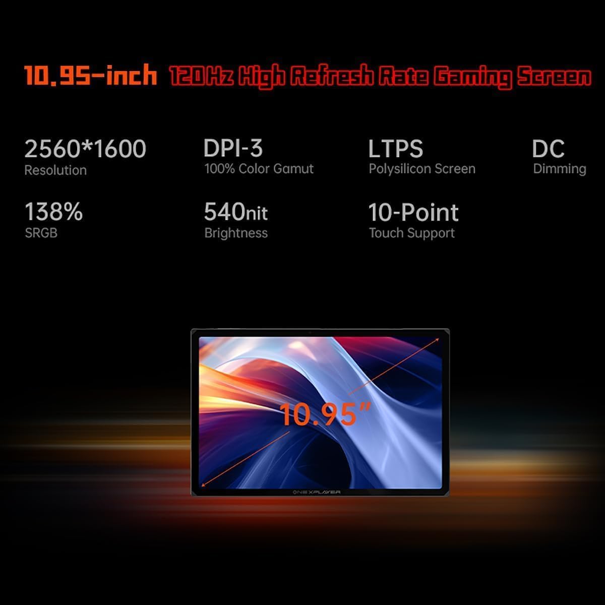 OneXPlayer X1 Pro 3-in-1 Gaming Handheld with AMD Ryzen AI 9 HX 470, Radeon 890M Graphics, 10.95-inch 2.5K 120Hz Touchscreen, Keyboard, Detachable Gamepad, for AAA Gaming and Work