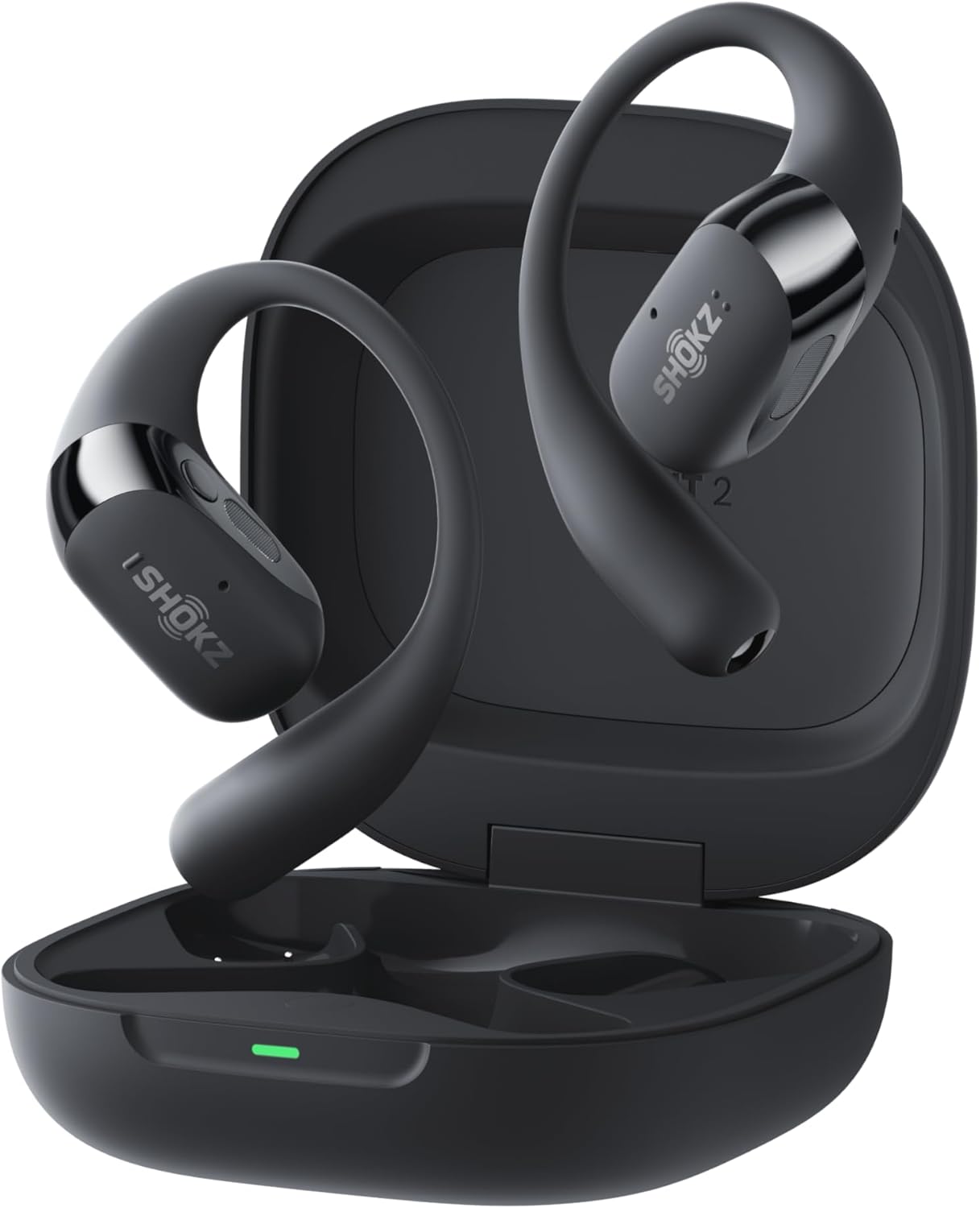 SHOKZ OpenFit 2+ Open-Ear Earbuds, Dolby Audio,Wireless Charging Amazon Exclusive Color; Dynamic sound; Secure fit; Soft comfort；48H Playtime; fast charging; IP55; Gym/Outdoor/Home Leisure