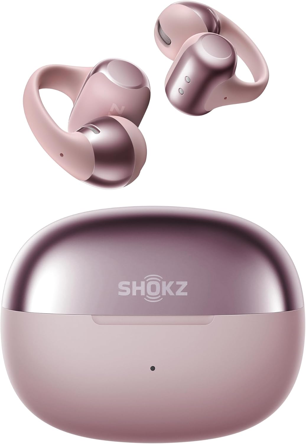 SHOKZ OpenDots ONE Open-Ear Clip-On Bluetooth Earbuds, Dolby Audio Clip-on design; Open ear awareness; Lightweight secure fit; Dolby Audio; 40H listening; Travel/Commuting/Yoga