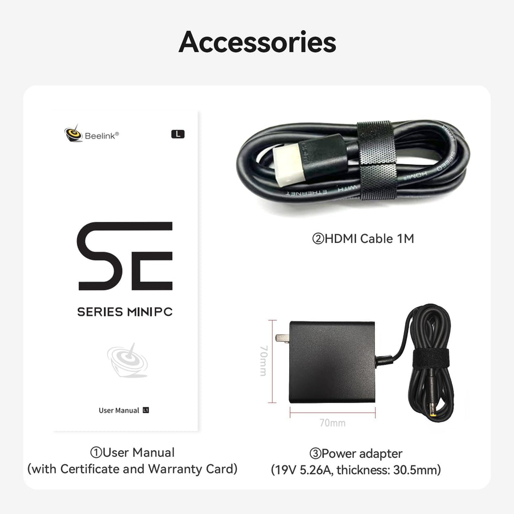 Beelink SER9 Pro Mini PC, AMD Ryzen 7 H 255(up to 4.9GHz) 8C/16T Mini Computer 24GB LPDDR5X RAM 1TB NVMe PCIe 4.0 SSD, 4K Triple Screen Display WiFi6/BT5.2/WOL/W-11 Pro