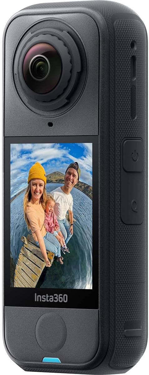 Insta360 Pacote X4 Air Standard | Câmera de ação 8K 360 mais leve para aventuras épicas | para viagens, esportes, momentos de família, vlogging | Vídeos suaves, estáveis e fáceis de editar a qualquer
