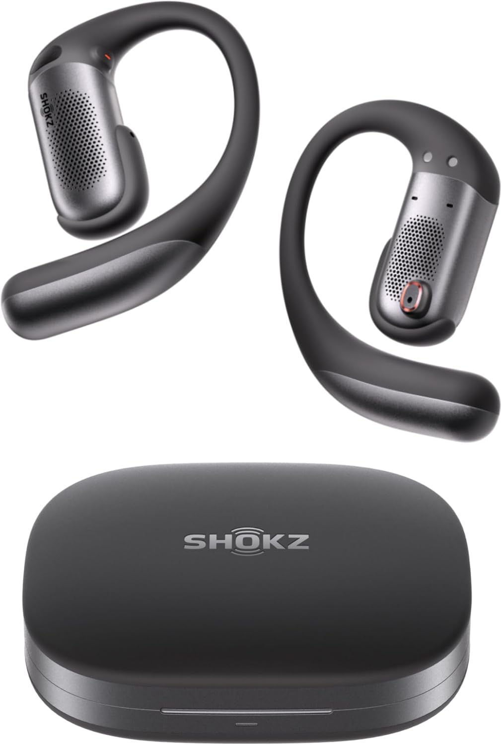 SHOKZ OpenFit Pro Open-Ear Earbuds with Noise Reduction, Dolby Atmos,  Superior Sound with Richer Details; Secure fit; AI call clarity; Up to 50H playtime; Bluetooth 6.1; IP55; Gym/Office/Cafe use