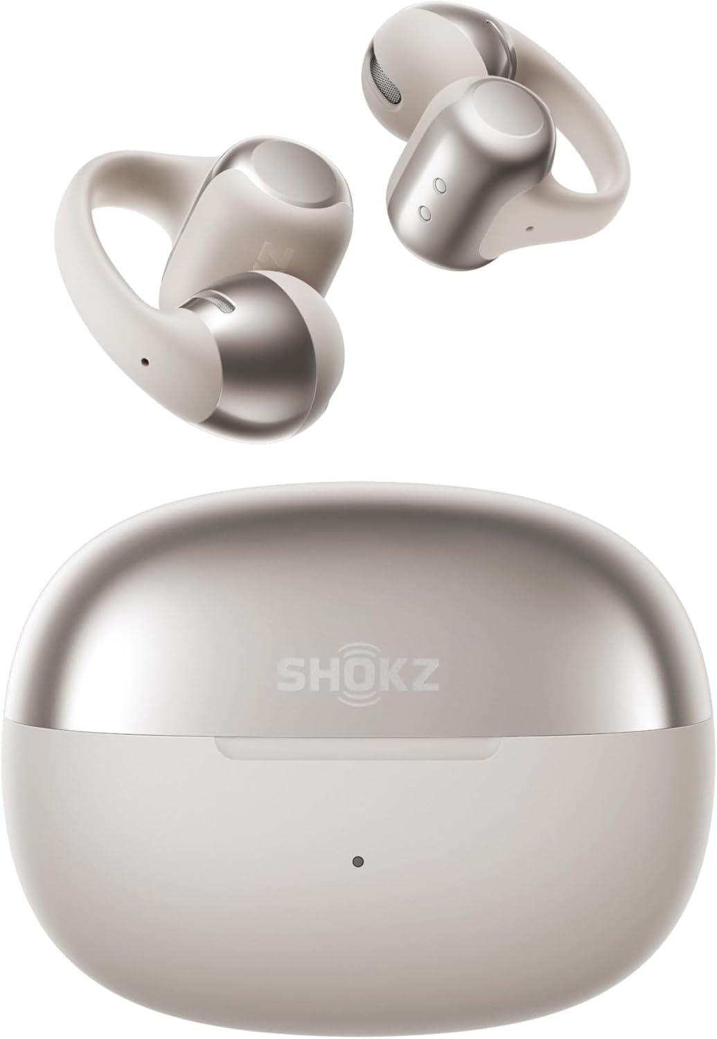 SHOKZ OpenDots ONE Open-Ear Clip-On Bluetooth Earbuds, Dolby Audio Clip-on design; Open ear awareness; Lightweight secure fit; Dolby Audio; 40H listening; Travel/Commuting/Yoga