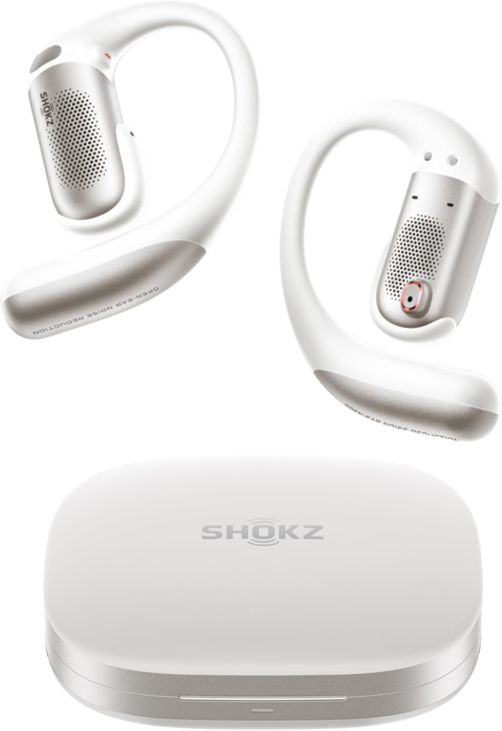 SHOKZ OpenFit Pro Open-Ear Earbuds with Noise Reduction, Dolby Atmos,  Superior Sound with Richer Details; Secure fit; AI call clarity; Up to 50H playtime; Bluetooth 6.1; IP55; Gym/Office/Cafe use
