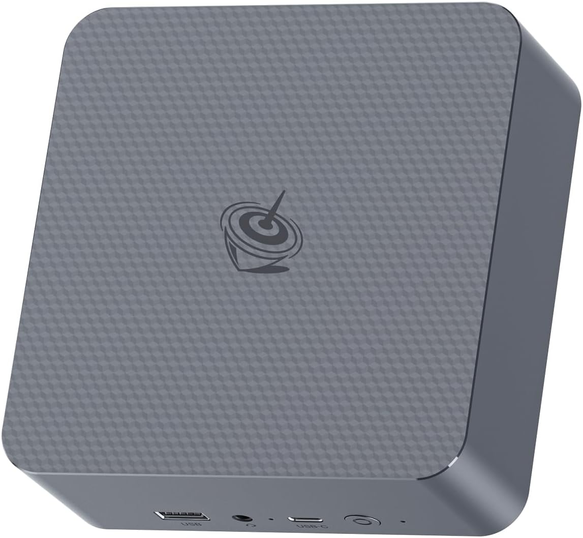 Beelink EQR7 Mini PC, AMD Ryzen 7 7735U(6nm, 8C/16T) up to 4.75GHz Mini Computer 24GB LPDDR5 RAM 1TB M.2 PCIe 4.0 SSD, 4K@60Hz Dual Display, Built-in PSU WiFi6/BT5.2/2.5G