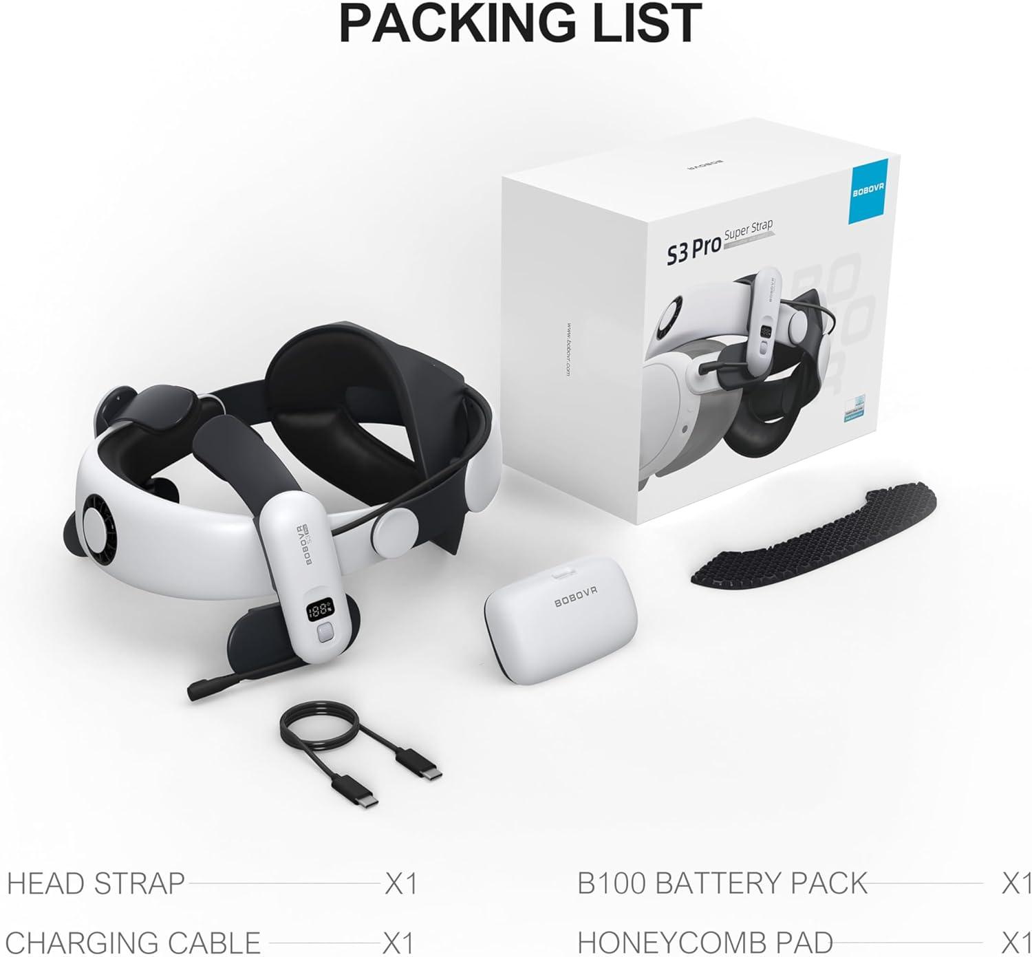 BoboVR S3 Pro - Quest 3/3S