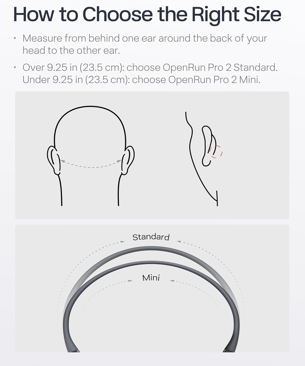 SHOKZ OpenRun Pro 2 Bone Conduction Bluetooth Sport Headphones, Black Bundle with Reflective Strip；DualPitch premium sound；Open ear awareness; Smart Mic; IP55; 12H battery; Running/Cycling/Hiking