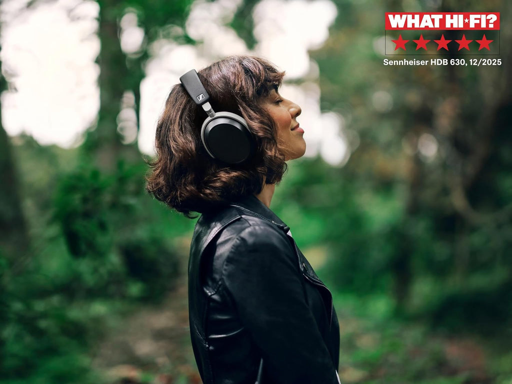 Sennheiser HDB 630 Wireless Audiophile Headphones with Incl. Hi-Res Dongle Included BTD 700 for high resolution audio, parametric EQ in-app and crossfeed function.
