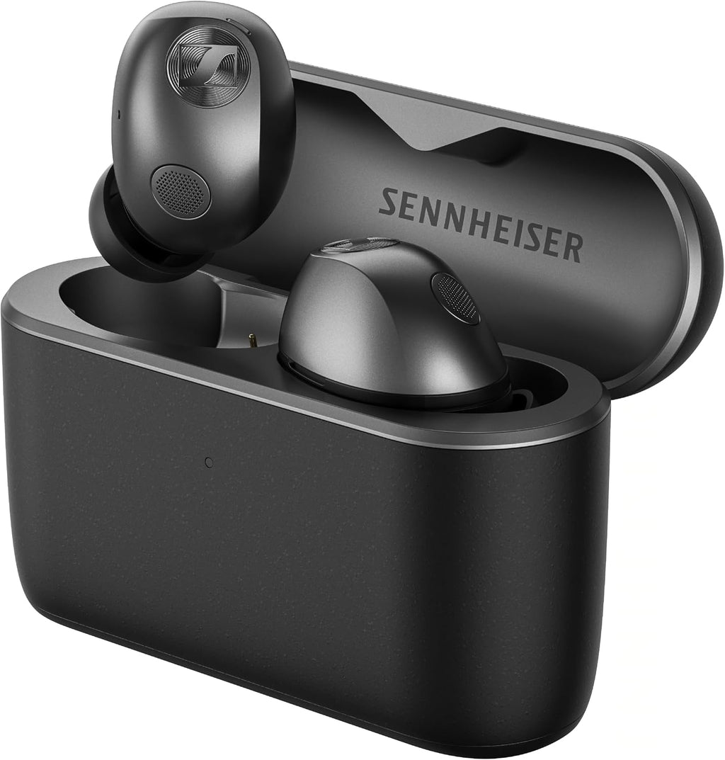 Sennheiser Momentum True Wireless 5 Bluetooth Earbuds, Graphite 40hr Battery, ANC, Lossless High Res Audio, 3D Dolby Atmos, User-Replaceable Battery, Clear Calls & Touch Controls