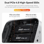 Beelink SER9 Pro Mini PC, AMD Ryzen 7 H 255(up to 4.9GHz) 8C/16T Mini Computer 24GB LPDDR5X RAM 1TB NVMe PCIe 4.0 SSD, 4K Triple Screen Display WiFi6/BT5.2/WOL/W-11 Pro