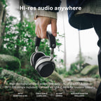 Sennheiser HDB 630 Wireless Audiophile Headphones with Incl. Hi-Res Dongle Included BTD 700 for high resolution audio, parametric EQ in-app and crossfeed function.