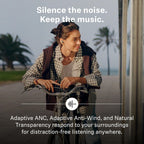 Sennheiser Momentum True Wireless 5 Bluetooth Earbuds, Graphite 40hr Battery, ANC, Lossless High Res Audio, 3D Dolby Atmos, User-Replaceable Battery, Clear Calls & Touch Controls