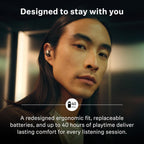 Sennheiser Momentum True Wireless 5 Bluetooth Earbuds, Graphite 40hr Battery, ANC, Lossless High Res Audio, 3D Dolby Atmos, User-Replaceable Battery, Clear Calls & Touch Controls