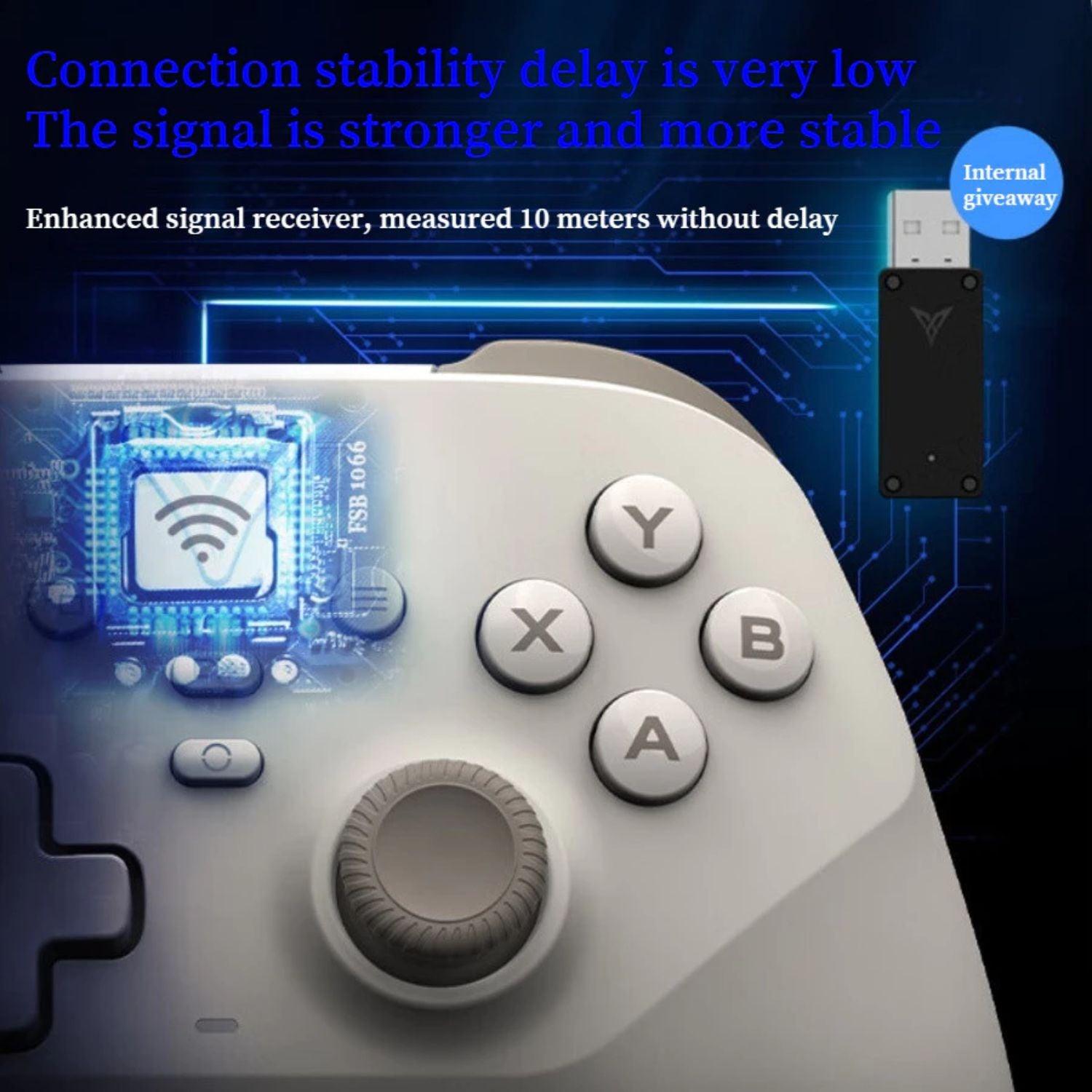 Flydigi Dune Fox Gaming Controle Sem Fio | Bluetooth 5.3 | Design Ergonômico