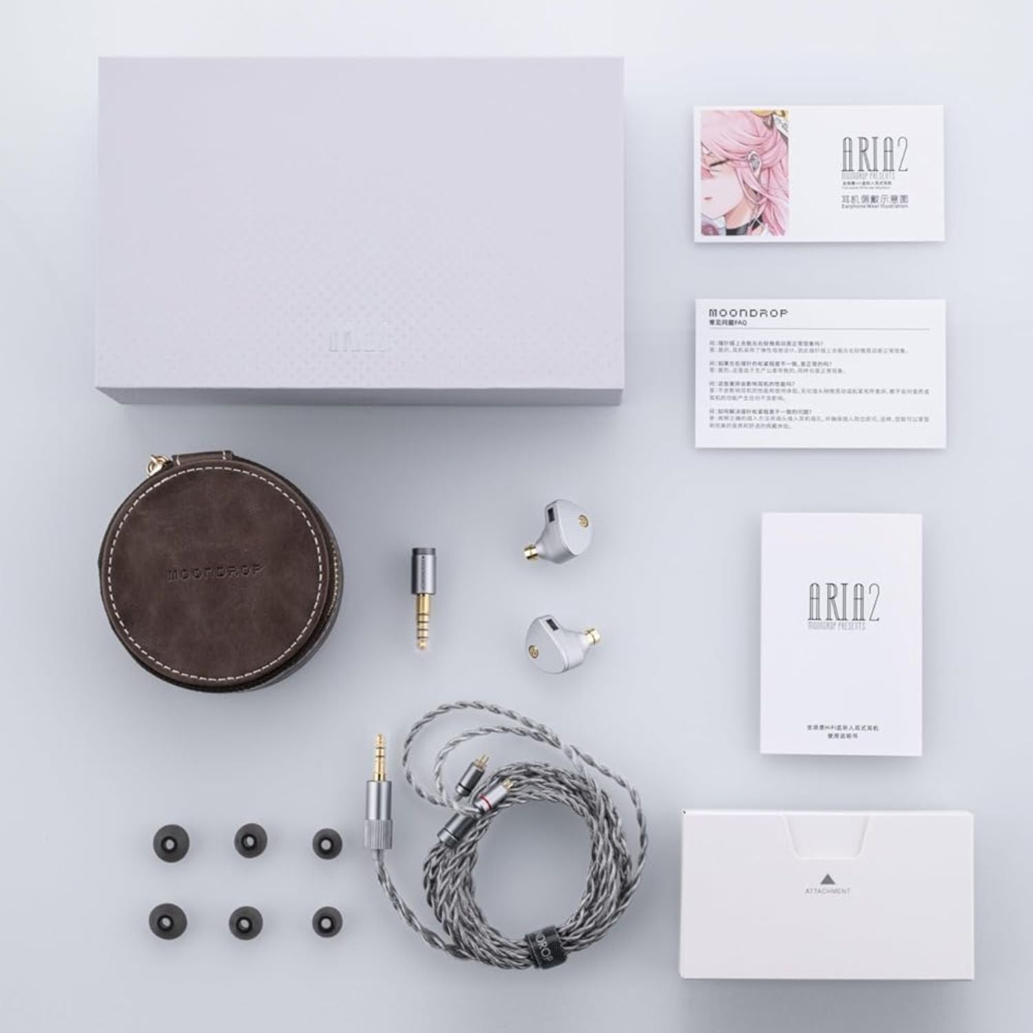 MOONDROP ARIA 2 | In-Ear | Prata