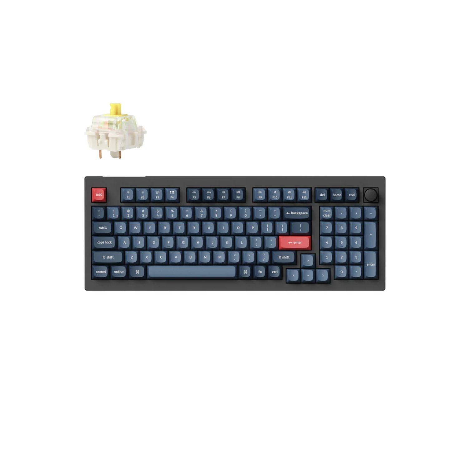 Keychron V5 Max | Teclado Mecânico Full-Size | Gasket Mount | RGB Personalizável | Conectividade Tripla