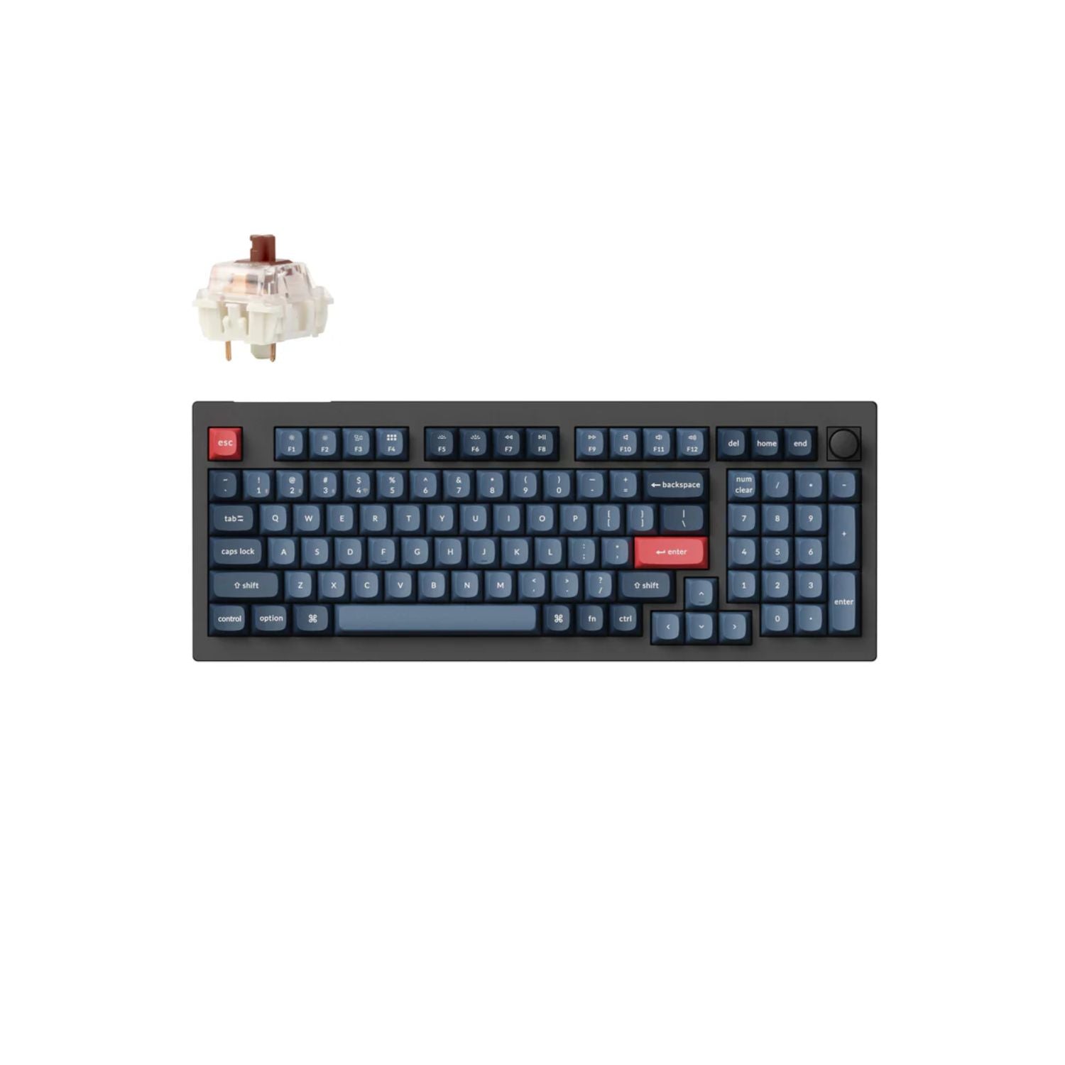 Keychron V5 Max | Teclado Mecânico Full-Size | Gasket Mount | RGB Personalizável | Conectividade Tripla