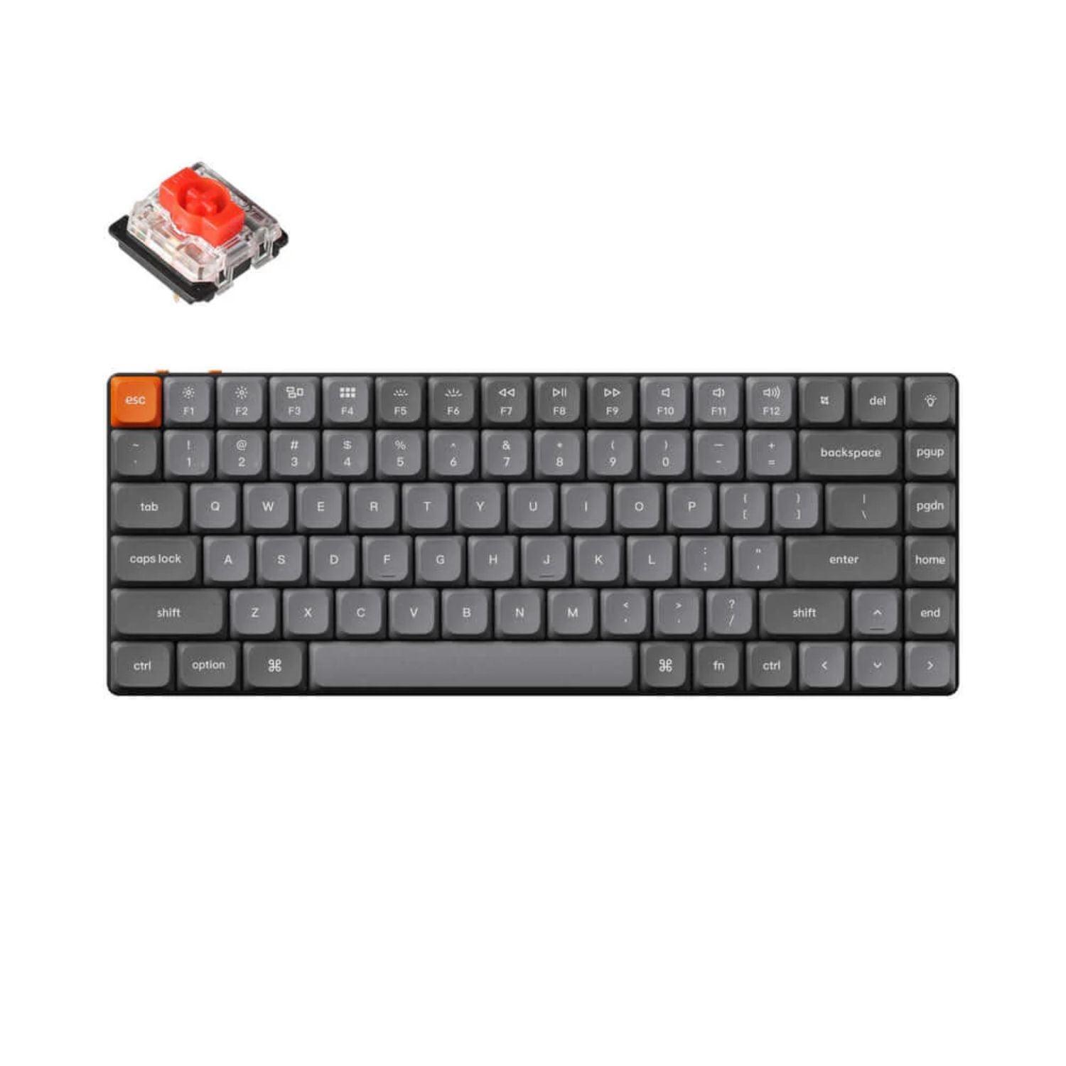 Keychron K3 Max Teclado Mecânico Low-Profile | Design Compacto 75% | Conectividade Tripla | RGB