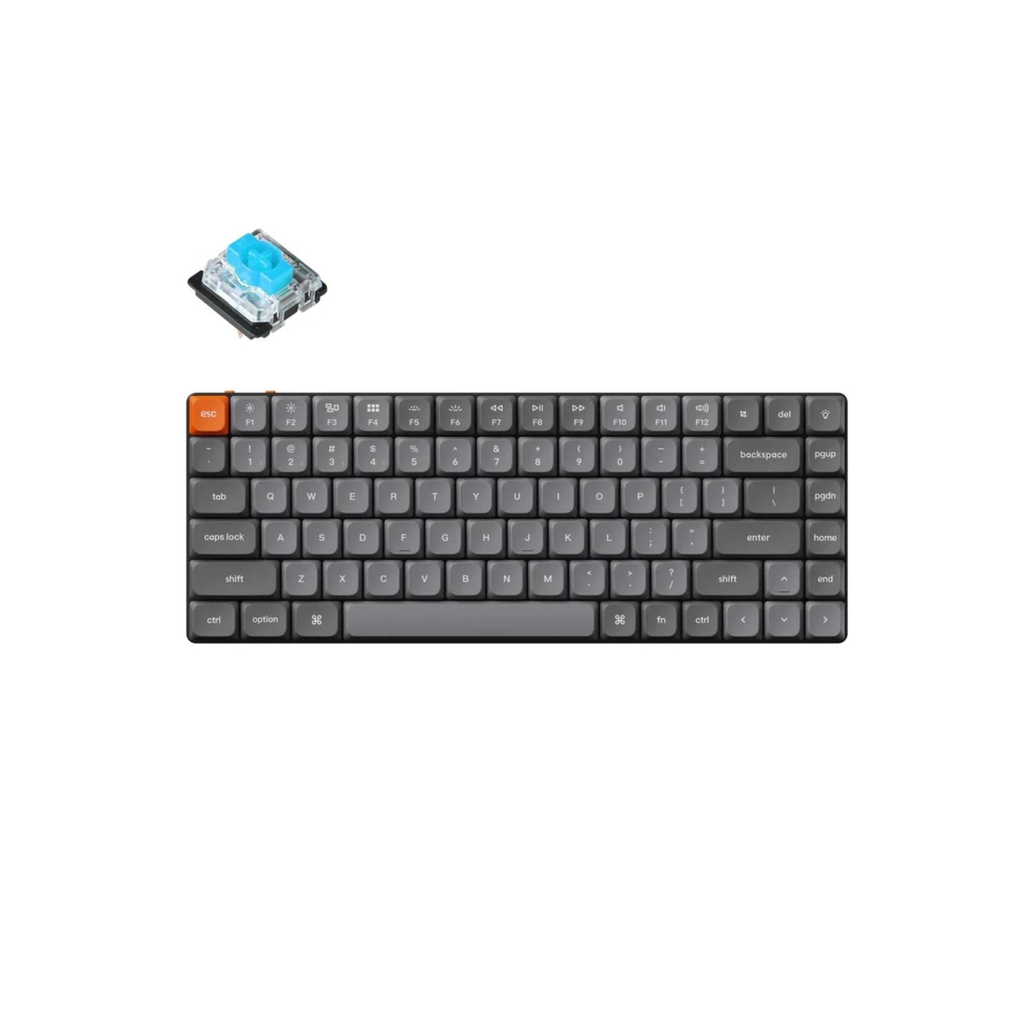 Keychron K3 Max Teclado Mecânico Low-Profile | Design Compacto 75% | Conectividade Tripla | RGB
