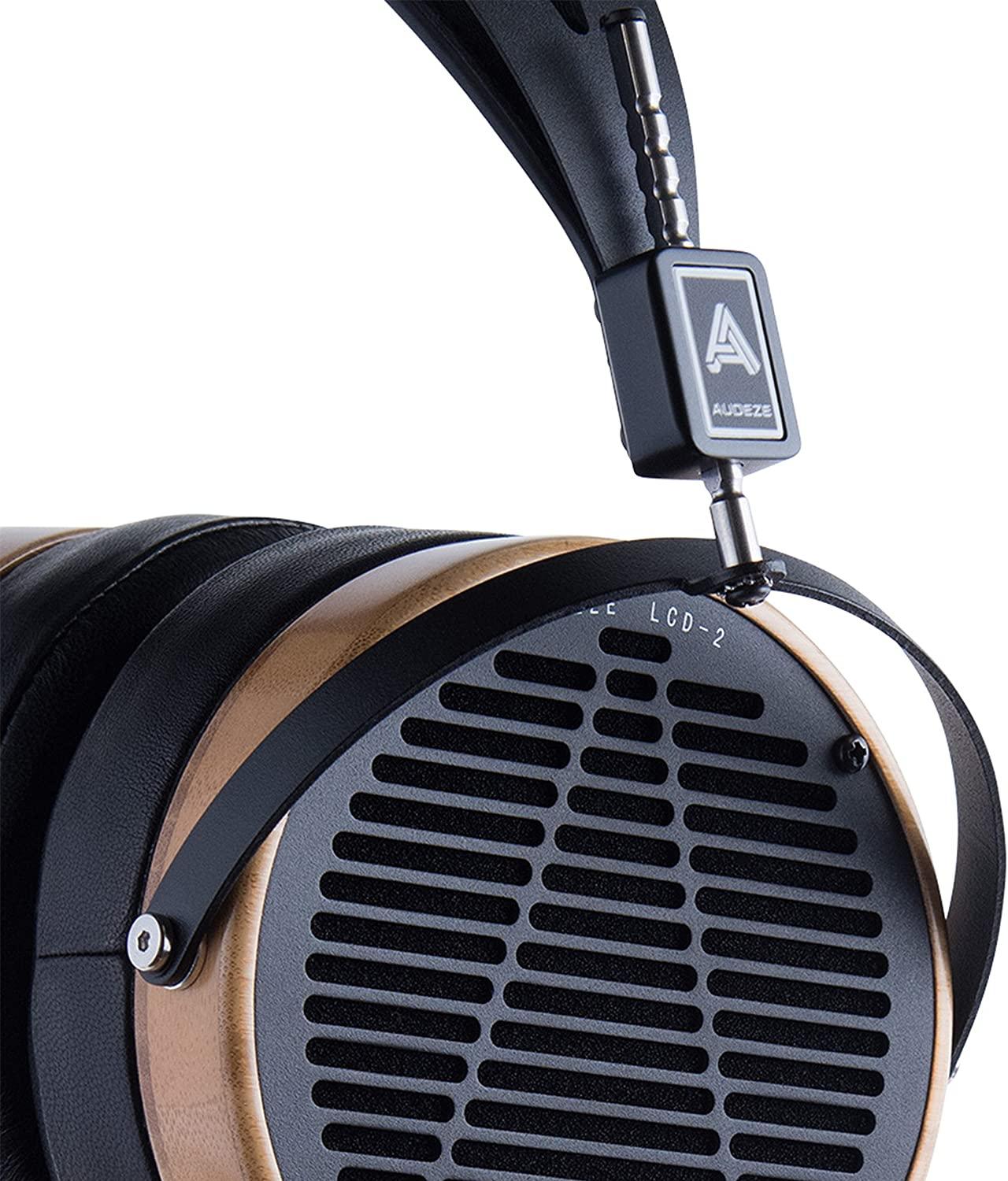 Audeze LCD-2 Headphones Over-Ear com Drivers Neodímio de 106mm e Design Elegante em Madeira e Couro