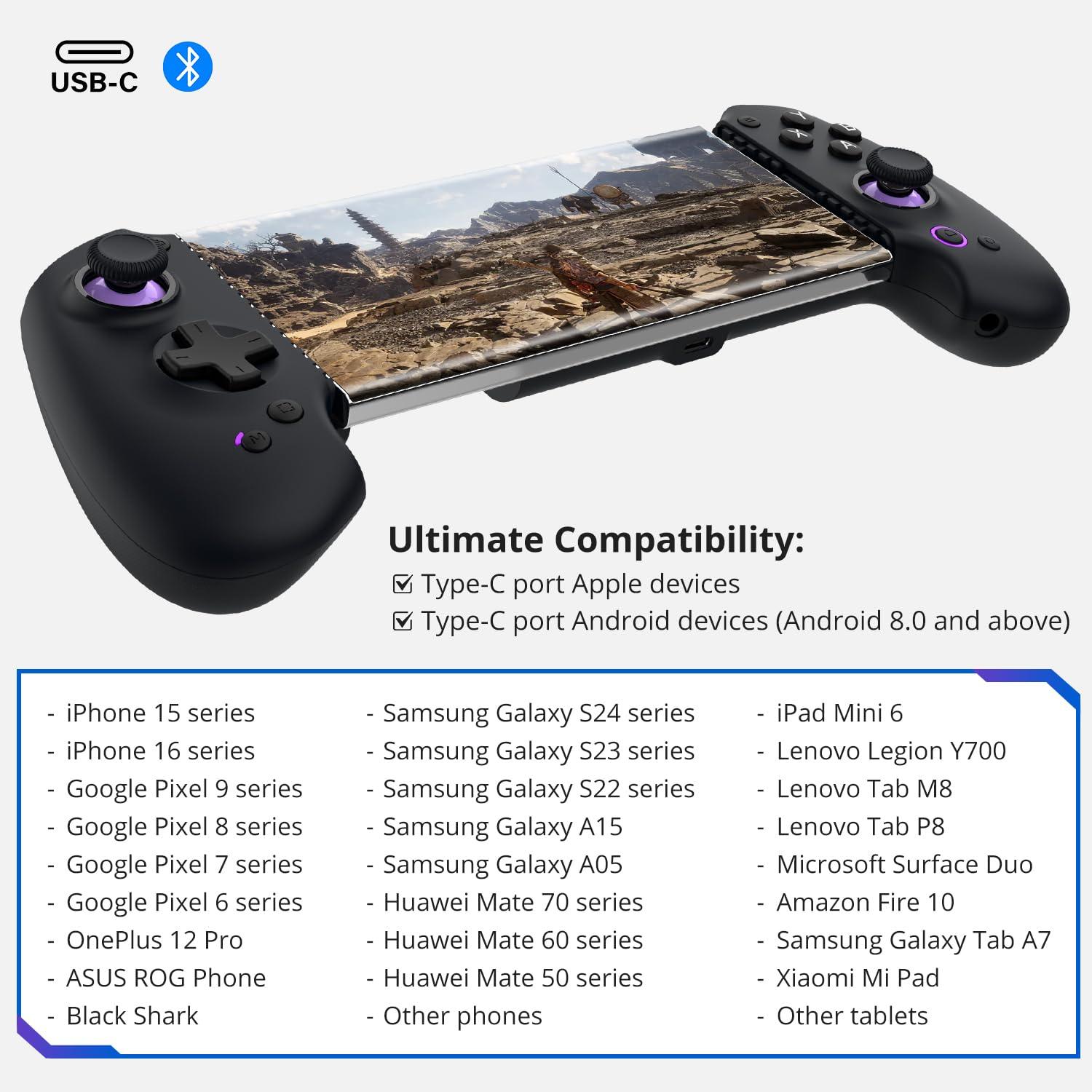 abxylute S9 Controle Mobile Precisão e Conforto para Jogos em Smartphone e Tablet