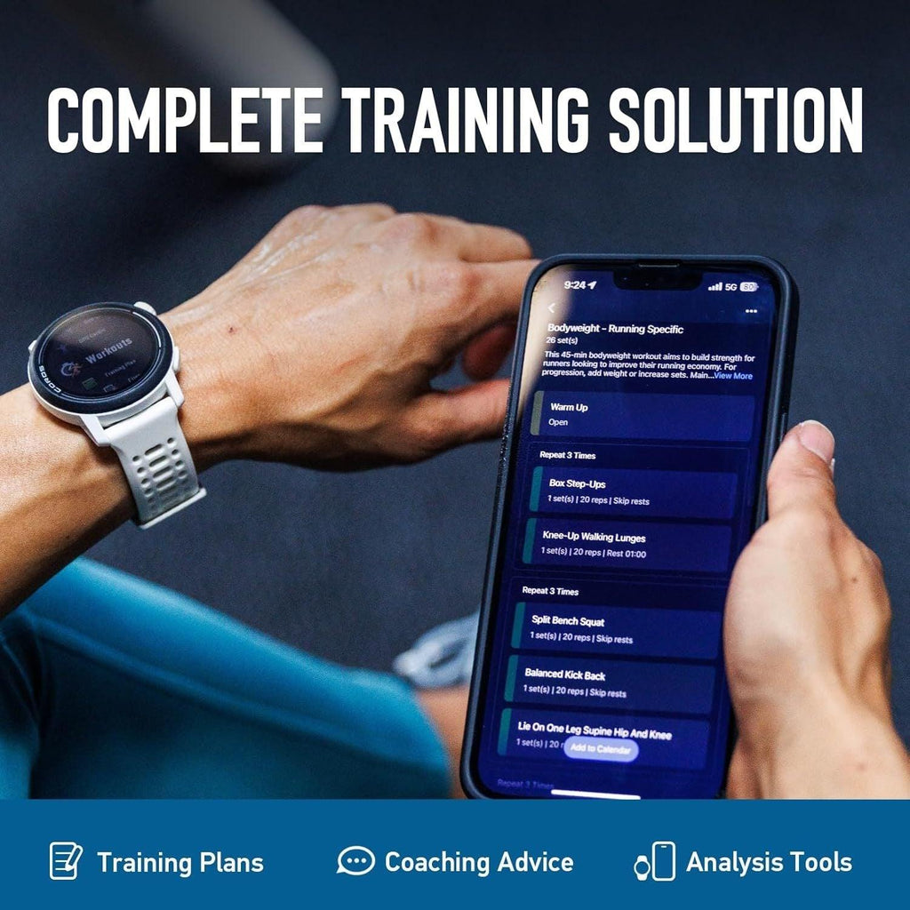 COROS PACE 3 Relógio GPS Esportivo Silicone com Autonomia de 38 Horas e Navegação Breadcrumb | Preto