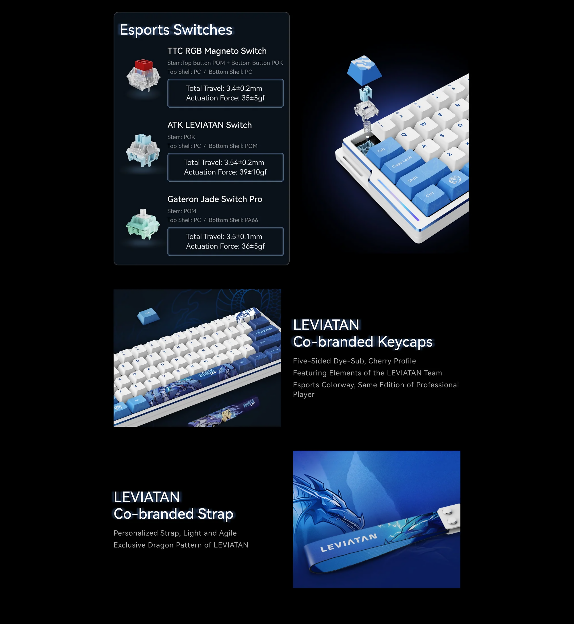 ATK EDGE 60 HE Extreme | Teclado Gamer Magnético LEVIATAN Colab | Alta Precisão