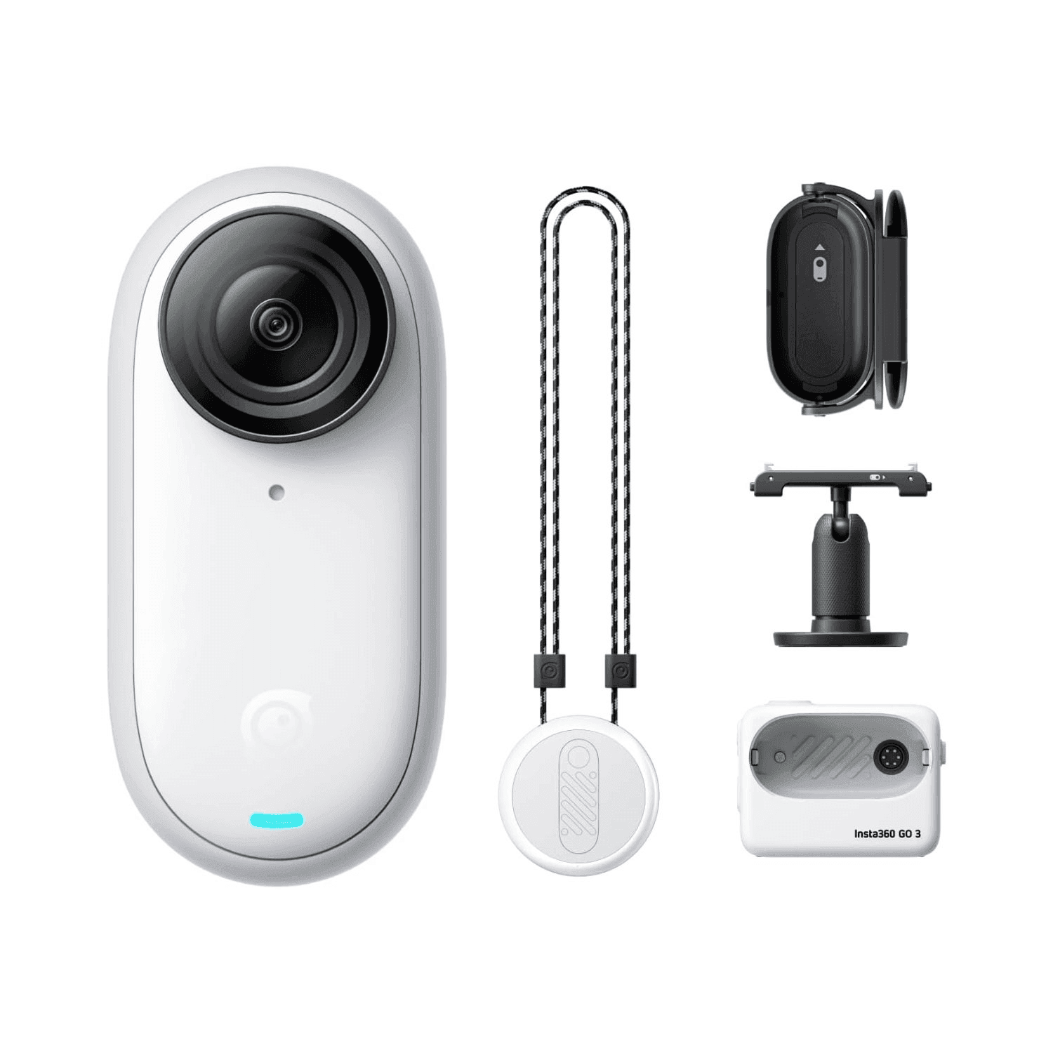 Insta360 GO 3 | 128GB | Câmera À Prova d'água | Edição de IA | Branco