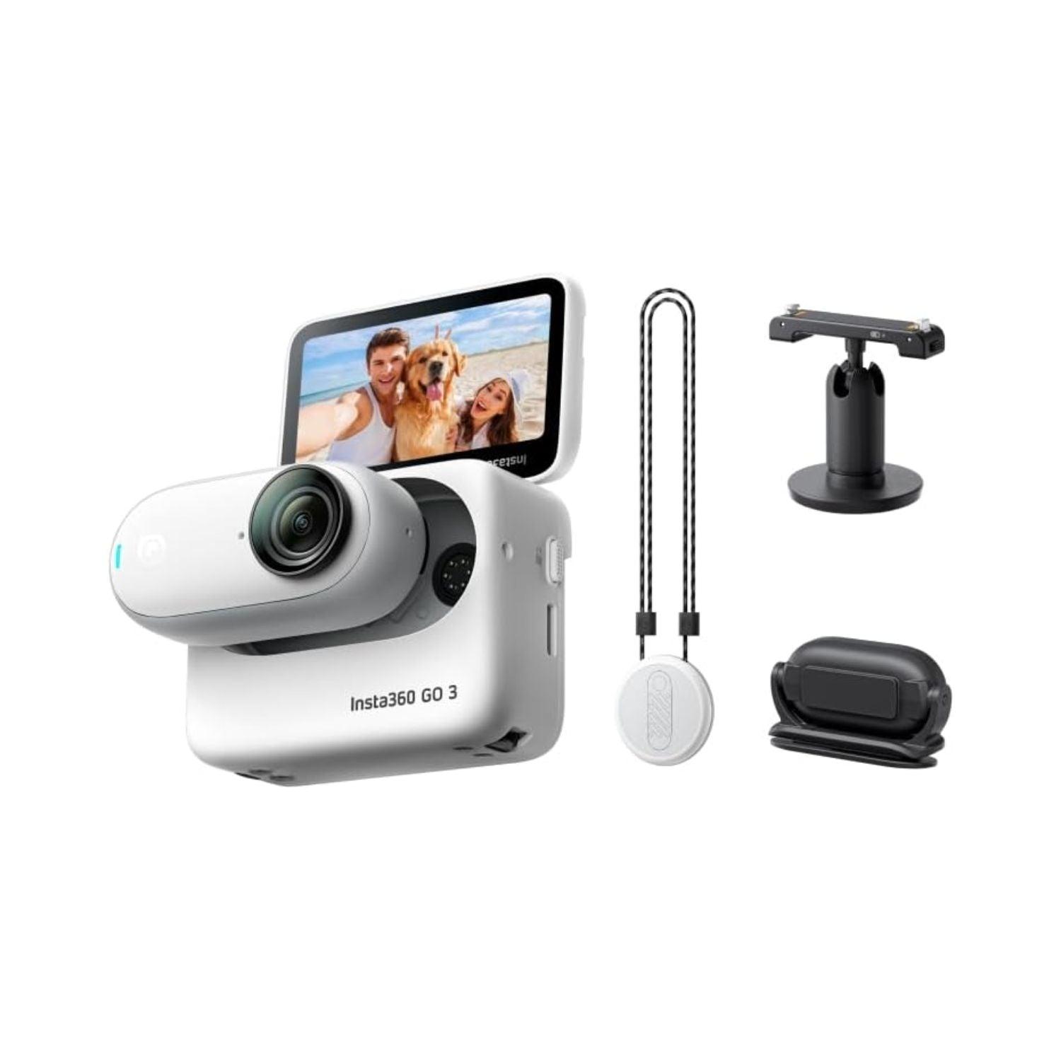 Insta360 GO 3 | 128GB | Câmera À Prova d'água | Edição de IA | Branco